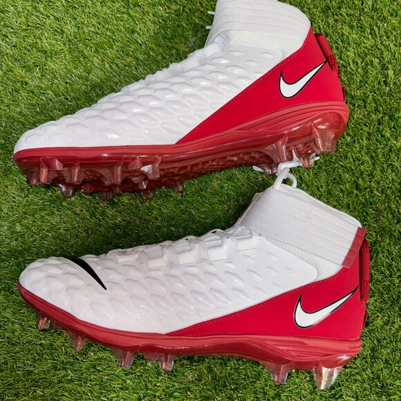 Nike Force Savage Pro 2 Ohio State PE Football Cleats Red Mens 14 BV3969-103 NEW main image 6